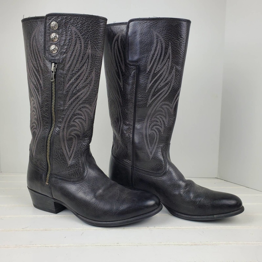 Ariat Uproar Western Boots Black Women's size 9.5 leather style 10012886
